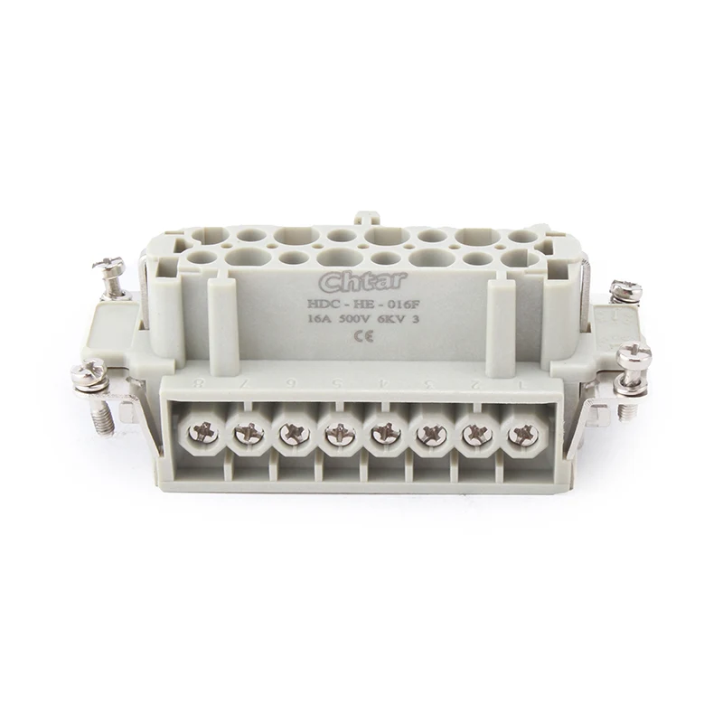 Connettore per carichi pesanti con inserto M/F a 16 pin