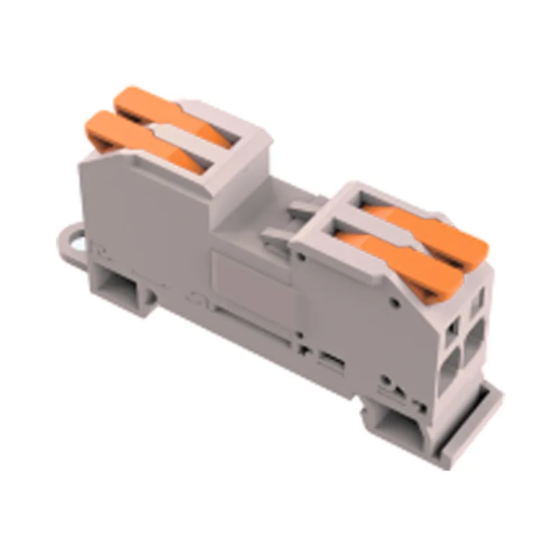 Connettori rapidi per cavi di giunzione tipo guida DIN M/F multi-in multi-out